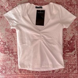 brandy melville white top